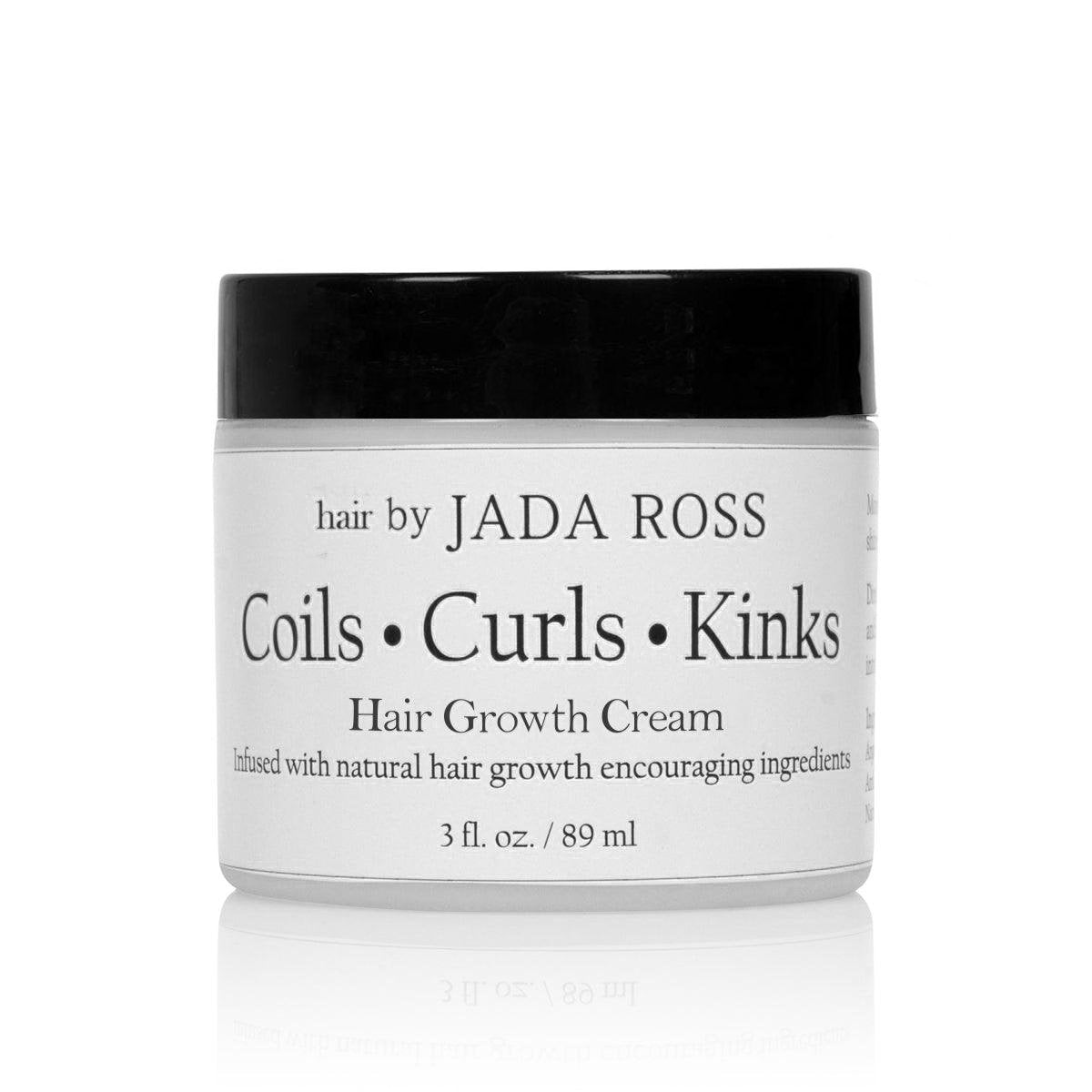 Coils, Curls and Kinks natural hair growth cream for black girls and black women. 