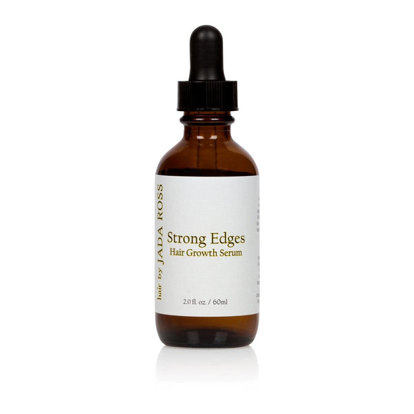 Strong edges serum to help Black women hair grow strong and healthy.